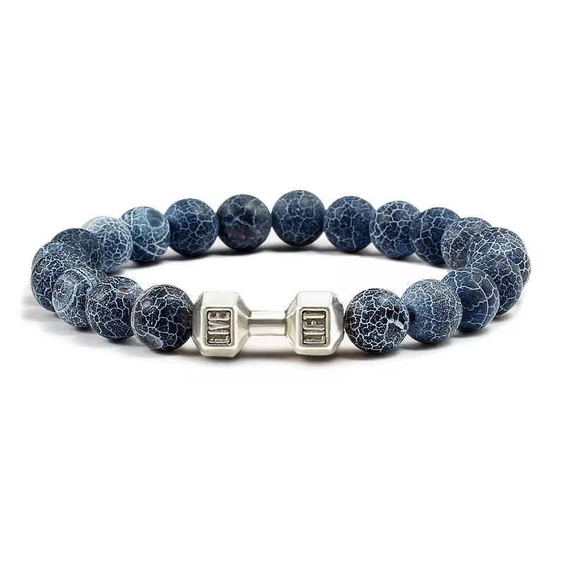 🔥 "Volcanic Stone Bracelet – Fitness Charm for Men & Women" 💥