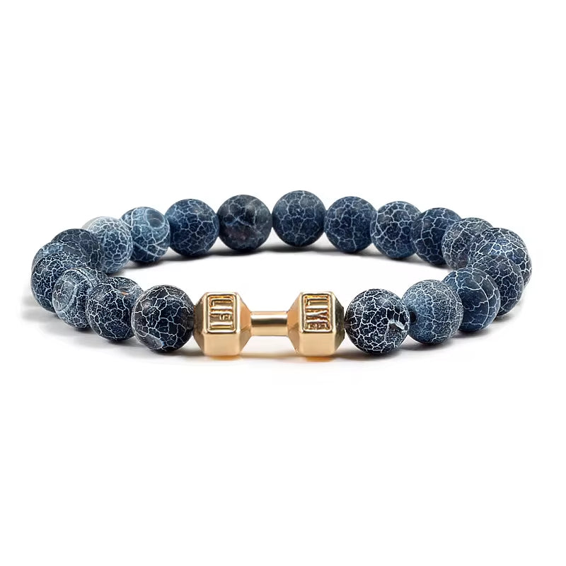 🔥 "Volcanic Stone Bracelet – Fitness Charm for Men & Women" 💥