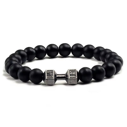 🔥 "Volcanic Stone Bracelet – Fitness Charm for Men & Women" 💥